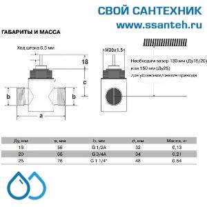10042 Honeywell, VSMF-225-8.0P Клапан двухходовой (проходной) регулирующий резьбовой, PN16, DN25, Kvs 8.0, 6.5мм, 2…120 °C